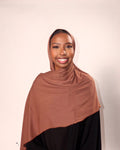 Warm Taupe Jersey Hijab