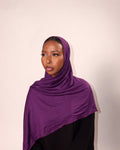 Purple Jersey Hijab