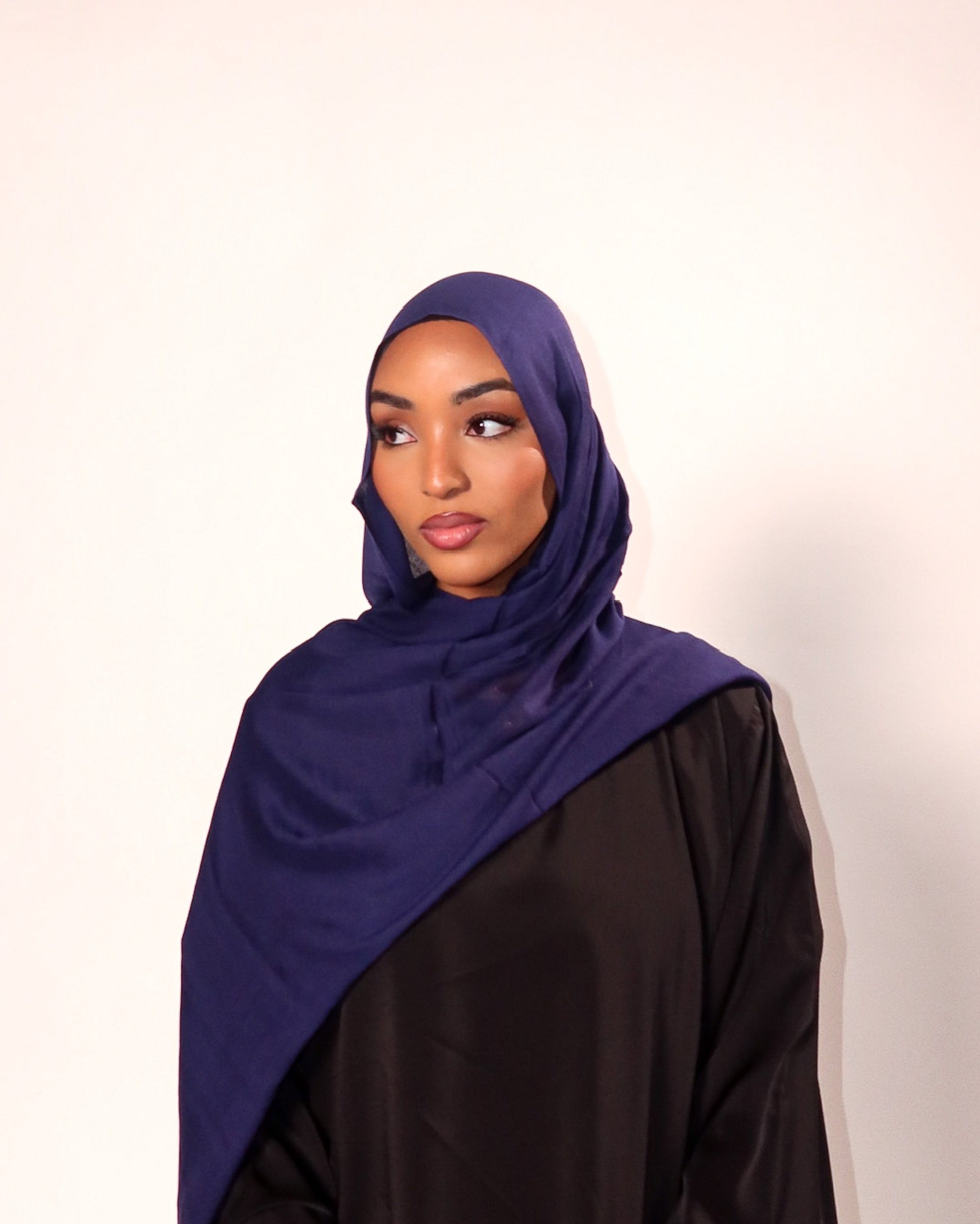 Navy Blue Modal Hijab