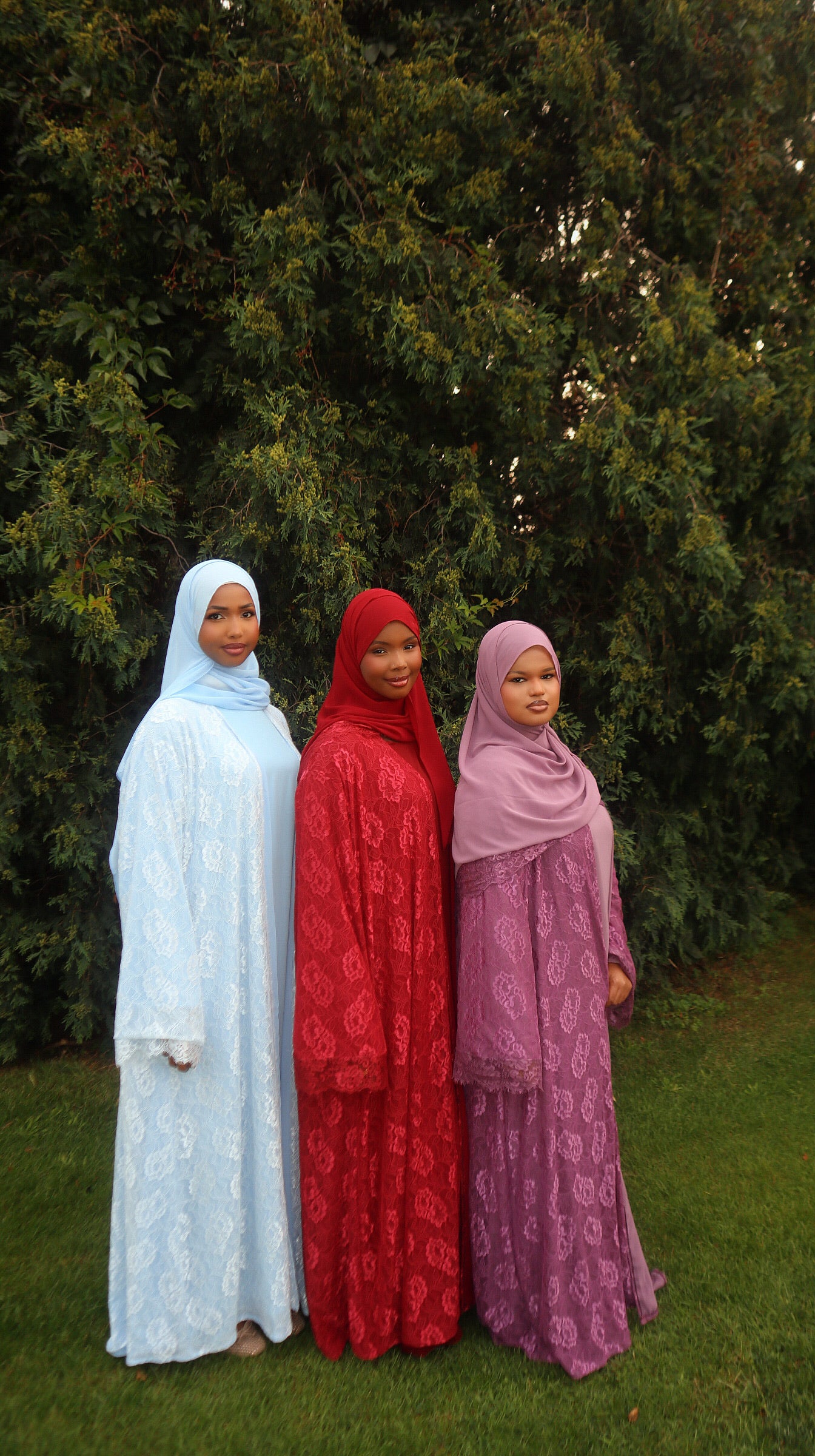 Lavender Lace Abaya