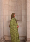 Green Lace Abaya